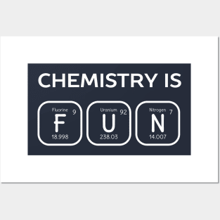 Chemistry is fun periodic table Posters and Art